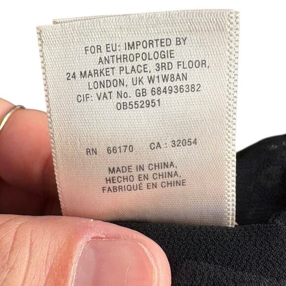 Anthropologie / Maeve Tilde Mod 60s Polka Dot Metallic Shift Dress - XSP - Picture 10 of 10